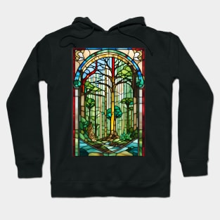 Forest Stained Glass Hoodie